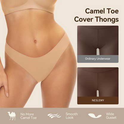 【🔥Last 3 hours 60% off】NESLEMY Camel Toe Cover Thongs for Women🎁🎁