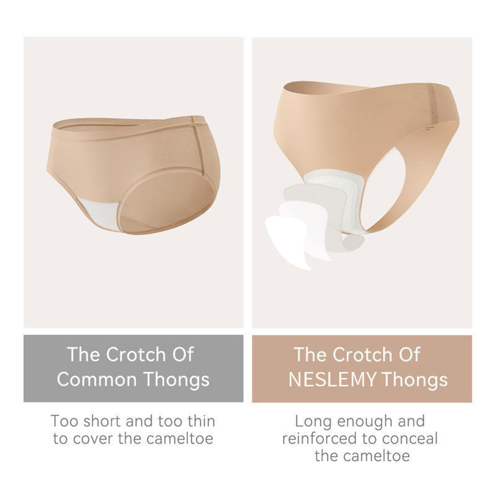 【🔥Last 3 hours 60% off】NESLEMY Camel Toe Cover Thongs for Women🎁🎁